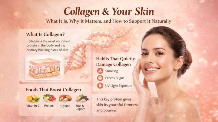 Collagen & Your Skin: What It Is, Why It Matters, and How to Support It Naturally