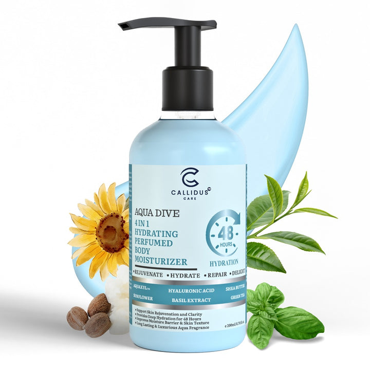 Callidus Care Aqua Dive 4 in 1 Hydrating Perfumed Body Moisturizer