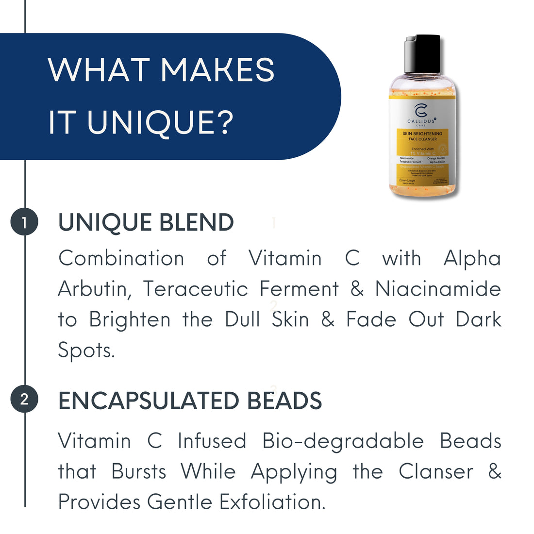 Vitamin C Skin Brightening Face Cleanser – Brightens & Exfoliates