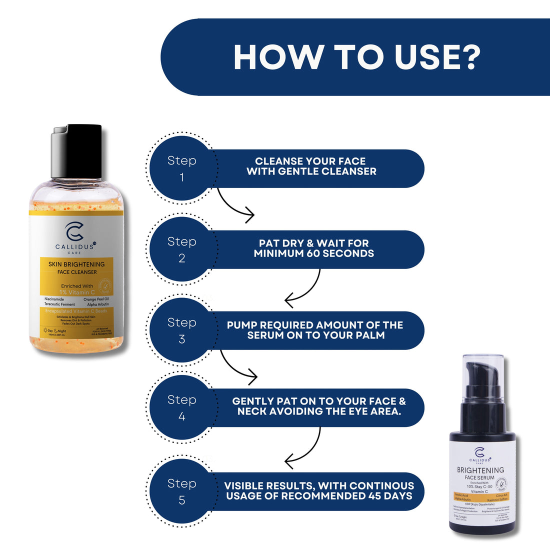 Vitamin C Cleanser + Serum Combo – Brighten & Hydrate with Stay C-50