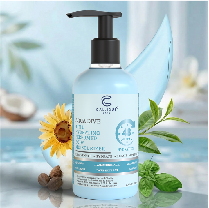 Callidus Care Aqua Dive 4 in 1 Hydrating Perfumed Body Moisturizer