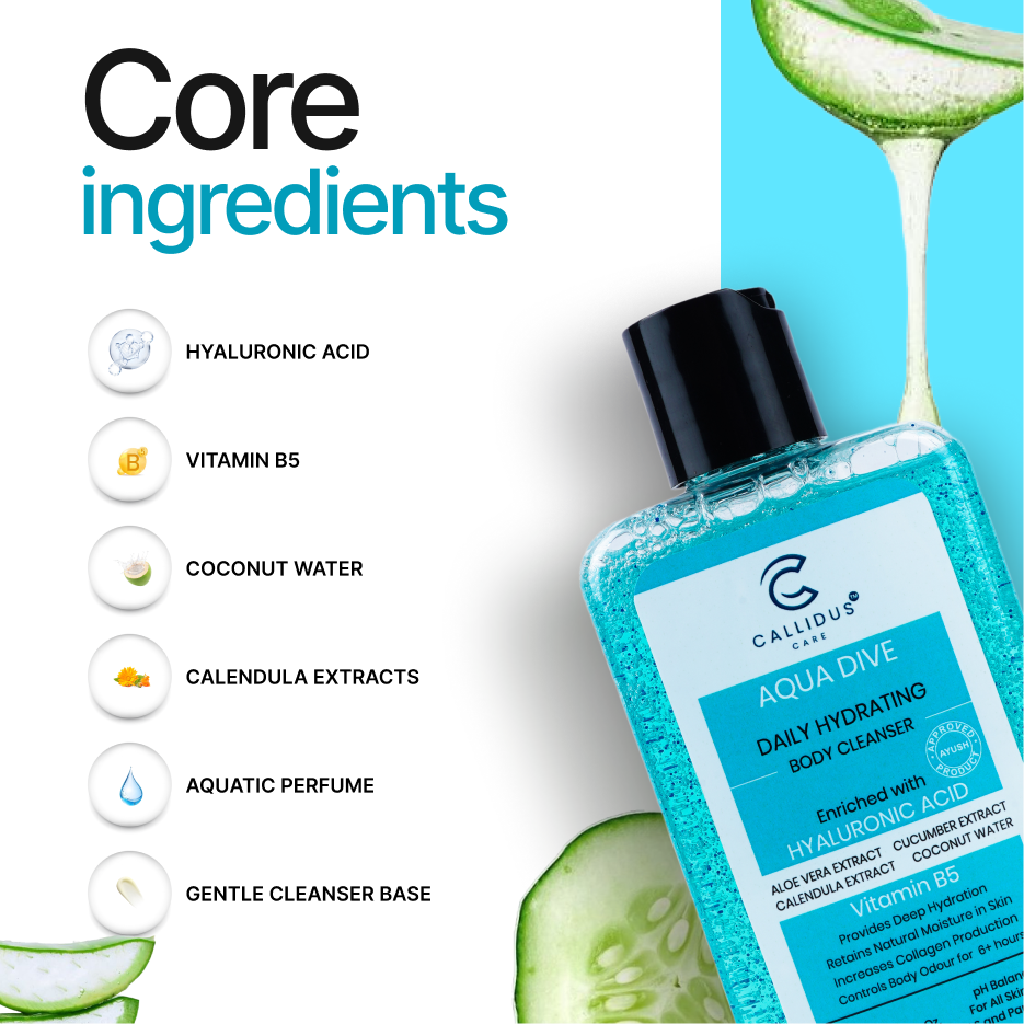 Callidus Care Aqua Dive Daily Hydrating Body Cleanser