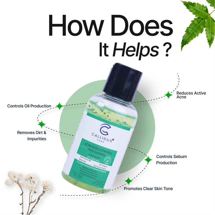 Callidus Care 2% Salicylic Acid Acne & Oil Control Face Cleanser