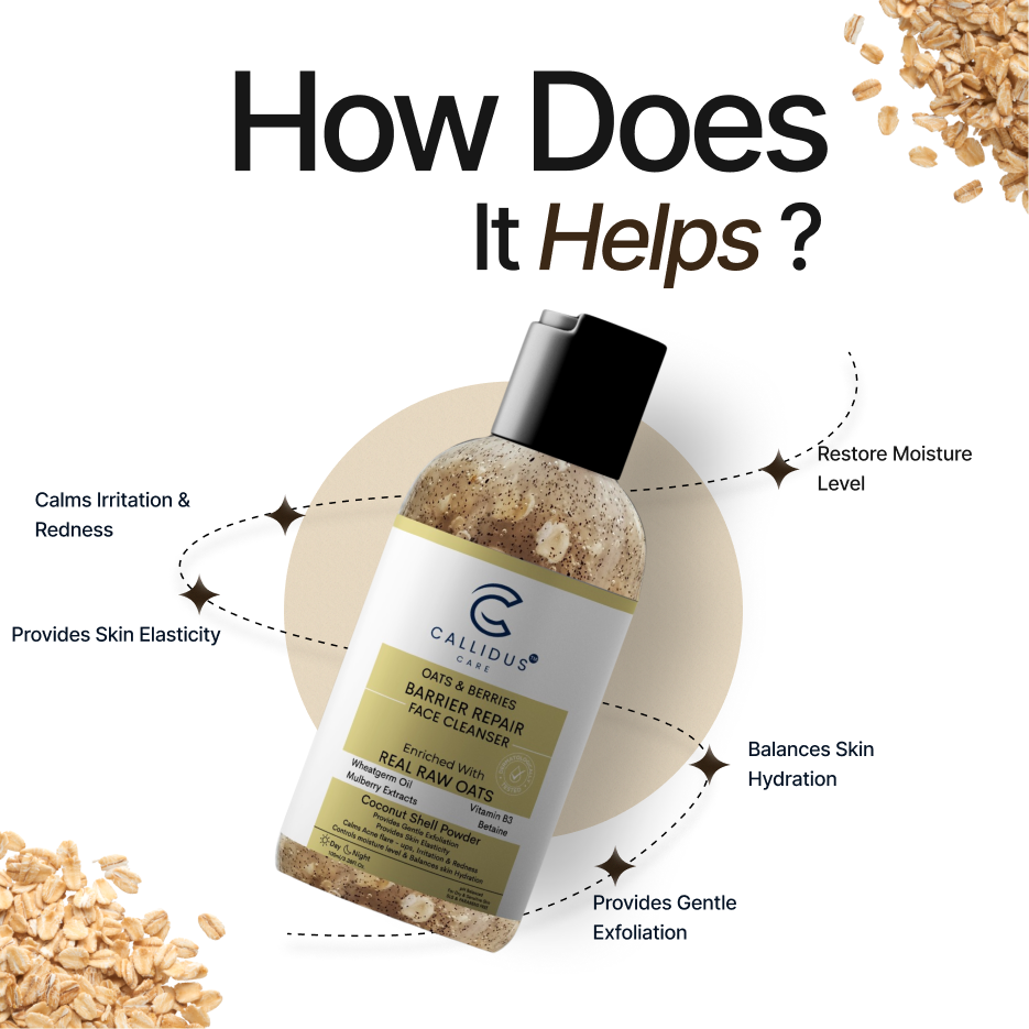 Callidus Care Oats & Berries Barrier Repair Face Cleanser