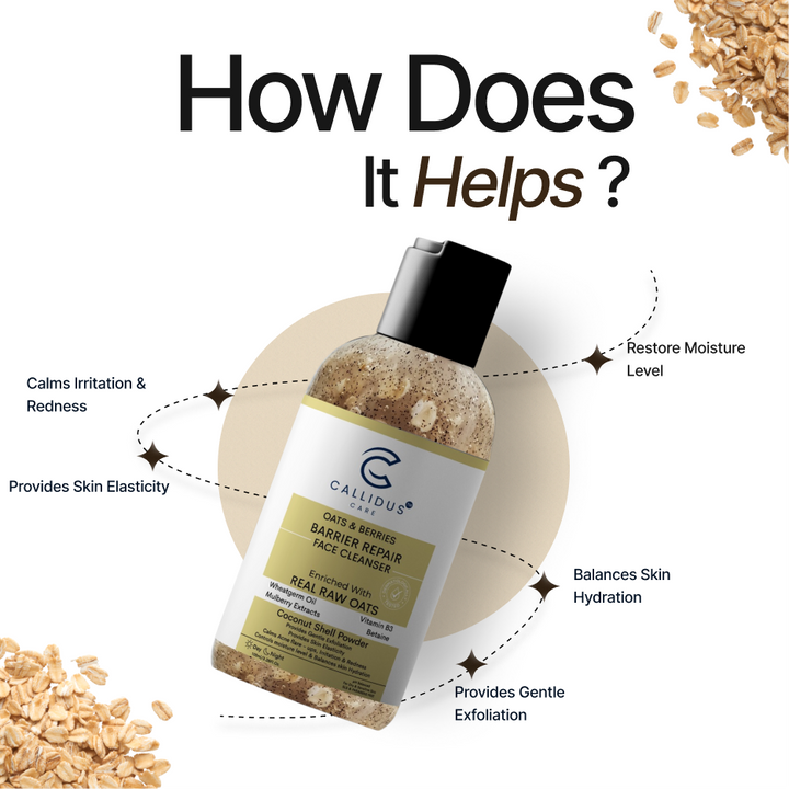 Callidus Care Oats & Berries Barrier Repair Face Cleanser