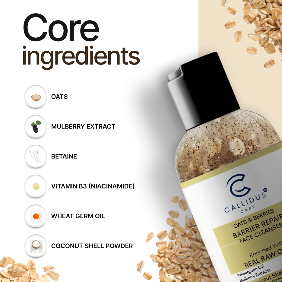 Callidus Care Oats & Berries Barrier Repair Face Cleanser