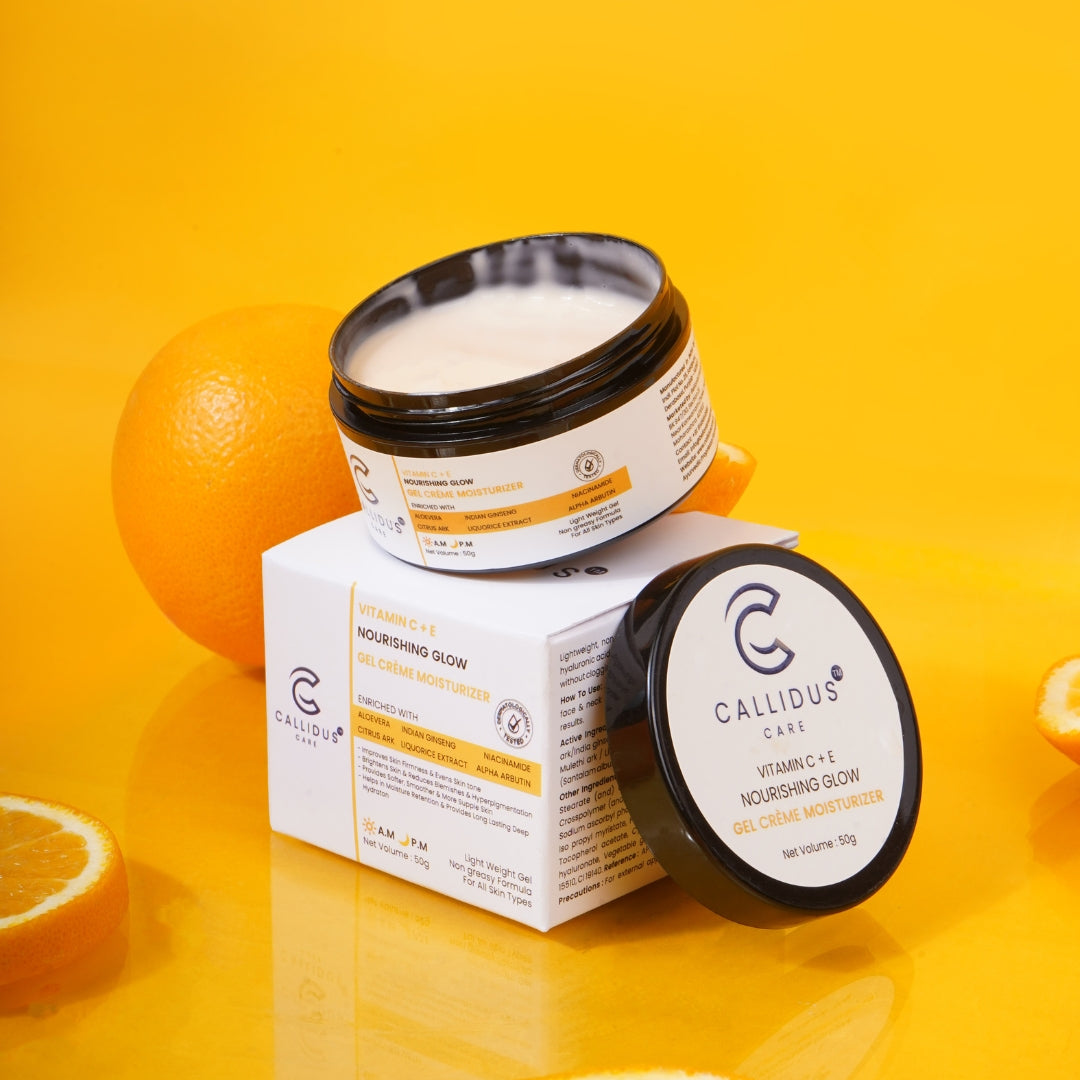Callidus Care Vitamin C + E Nourishing Glow Gel Crème Moisturizer