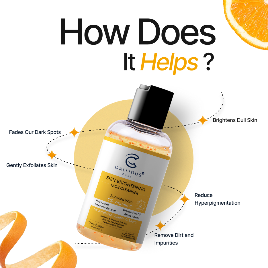 Callidus Care 1% Vitamin C Skin Brightening Face Cleanser