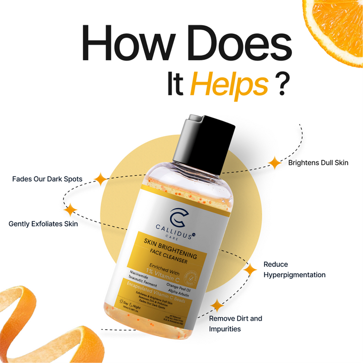 Callidus Care 1% Vitamin C Skin Brightening Face Cleanser